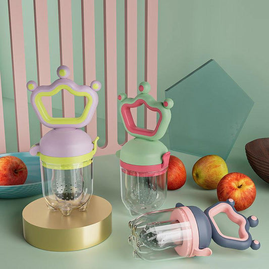 Silicone Pacifier & Fresh Fruit Vegetable Feeder for Infants 🍏🥕👶 - Twisoo