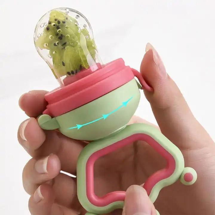 Silicone Pacifier & Fresh Fruit Vegetable Feeder for Infants 🍏🥕👶 - Twisoo