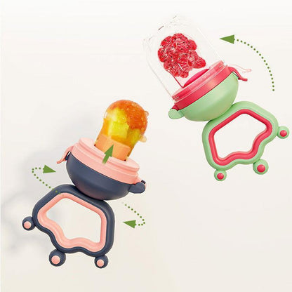 Silicone Pacifier & Fresh Fruit Vegetable Feeder for Infants 🍏🥕👶 - Twisoo