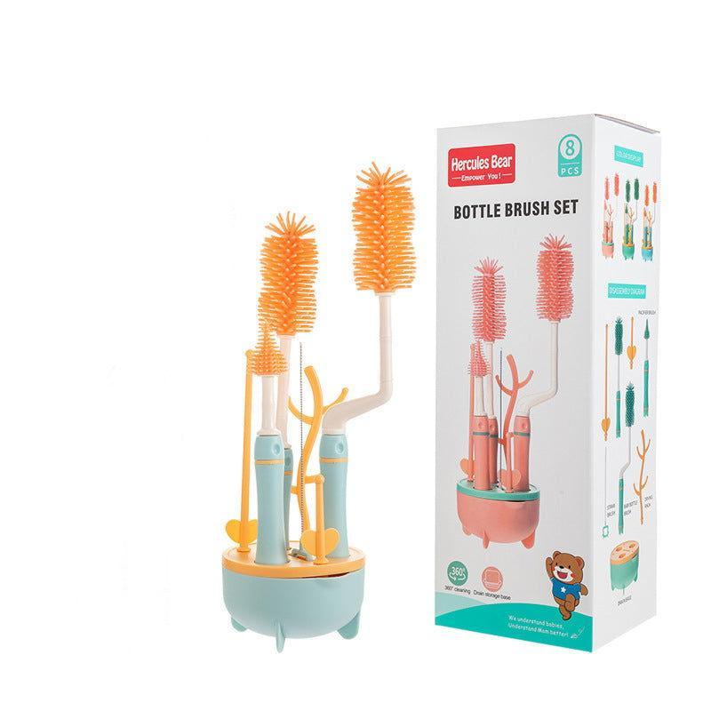 Silicone Water Bottle Cleaning Brush Set (8 PCS) 🧼🚰✨ - Twisoo