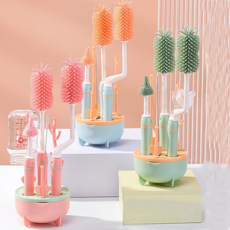 Silicone Water Bottle Cleaning Brush Set (8 PCS) 🧼🚰✨ - Twisoo