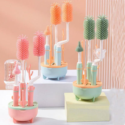 Silicone Water Bottle Cleaning Brush Set (8 PCS) 🧼🚰✨ - Twisoo