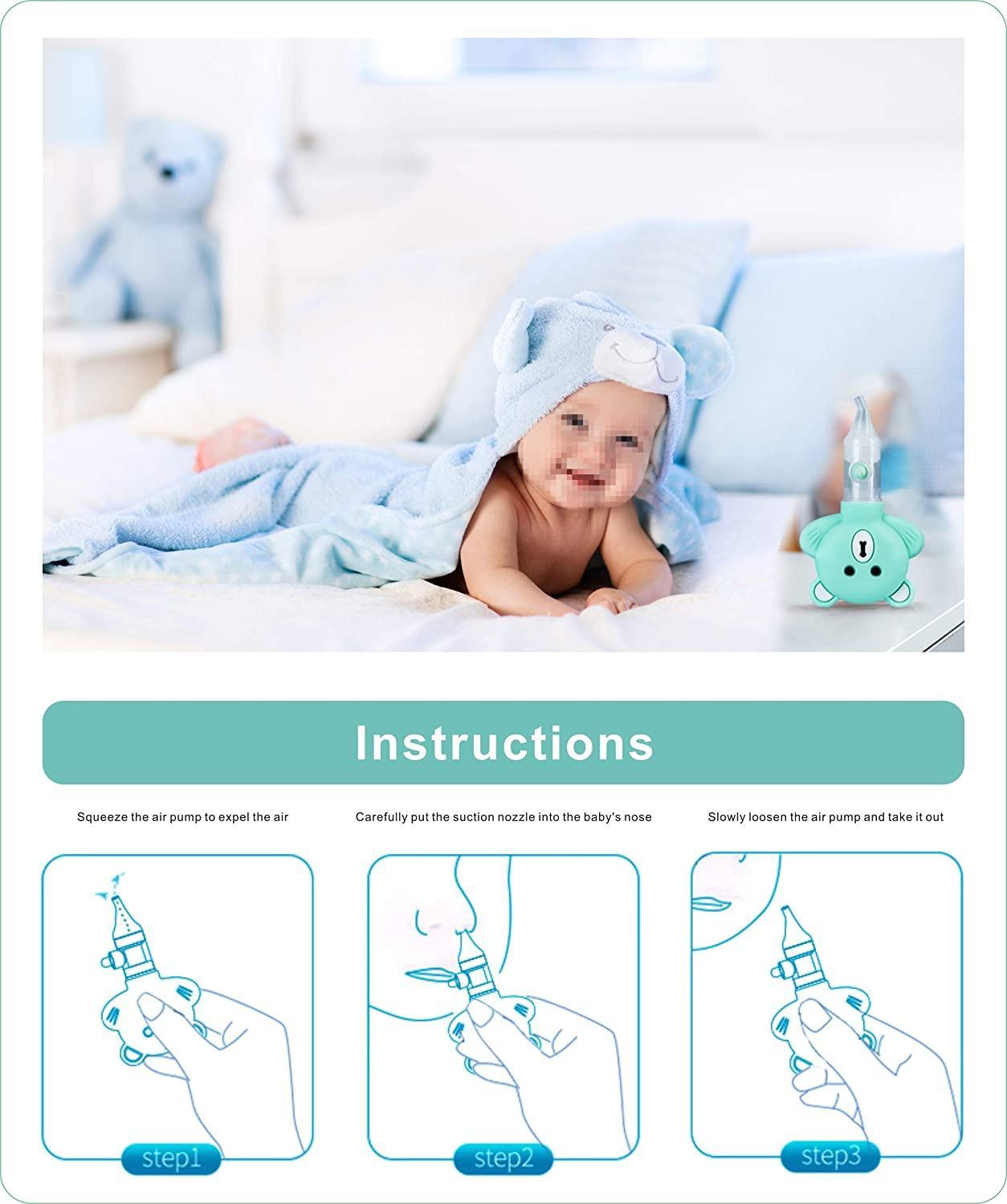 Soft Silicone Nasal Aspirator for Babies & Toddlers 👶💖✨ - Twisoo