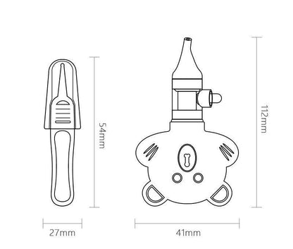 Soft Silicone Nasal Aspirator for Babies & Toddlers 👶💖✨ - Twisoo