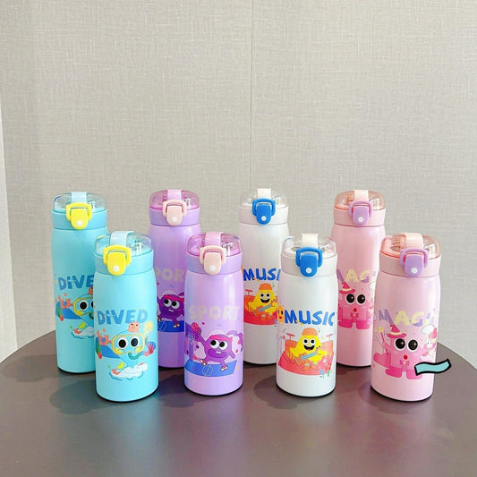 Stainless Steel Cartoon - Mini Water Bottle for Children School & Outdoor - Twisoo