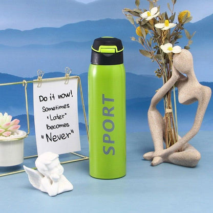 Stainless Steel Thermal Sports Water Bottle (500ml) 🥤💪 - Twisoo