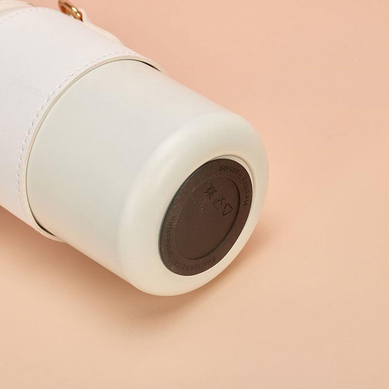 Stainless Steel Water Cup for Girls with Pearl Chain ✨💧 - Twisoo