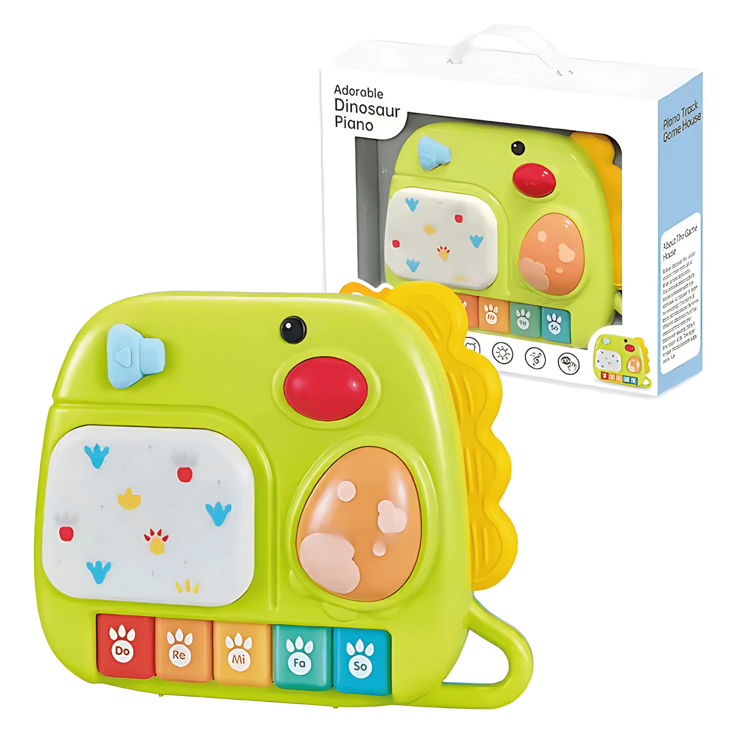 Twisoo 2 - in - 1 Music Forest Piano Toy – 8 - Key(Dino) - Twisoo