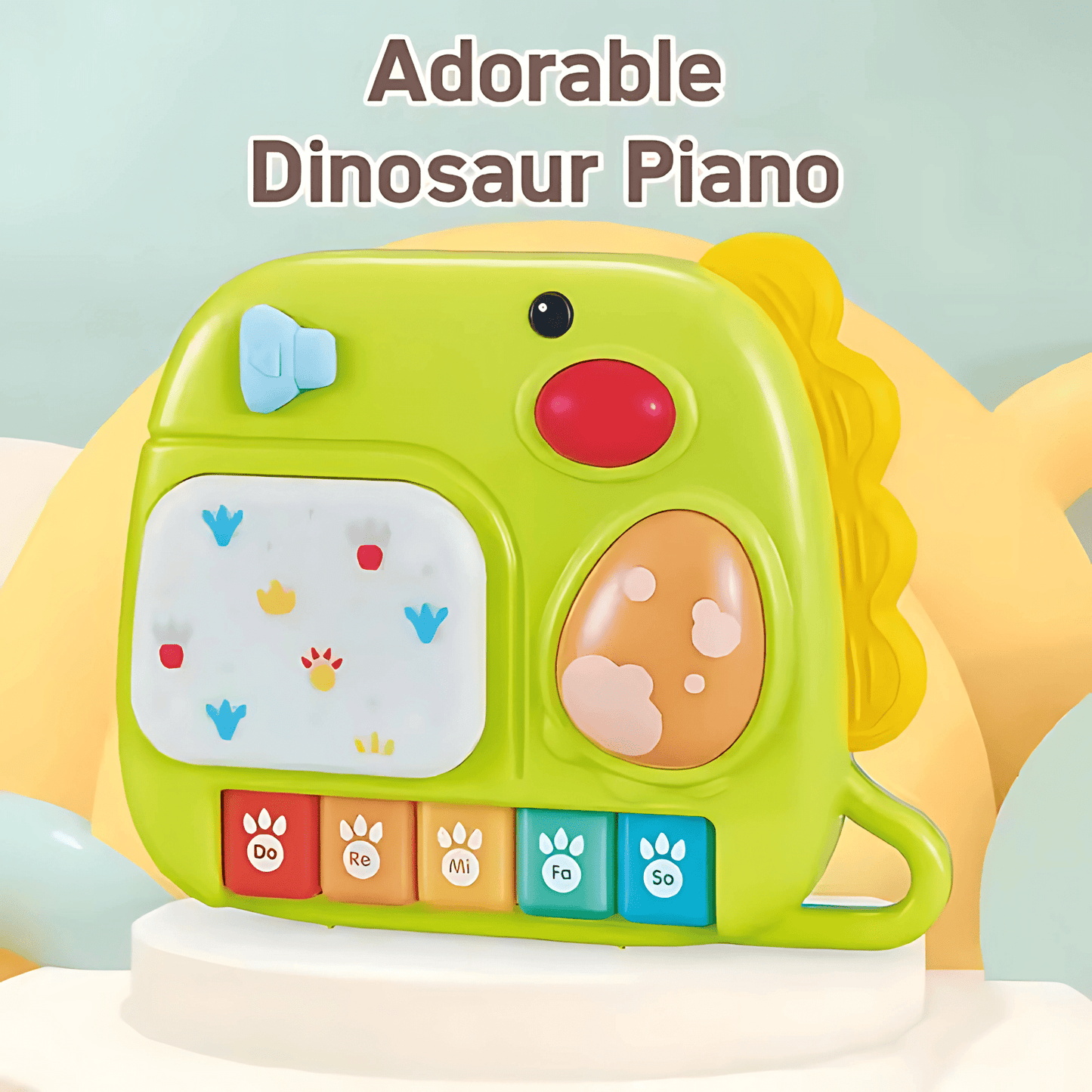 Twisoo 2 - in - 1 Music Forest Piano Toy – 8 - Key(Dino) - Twisoo