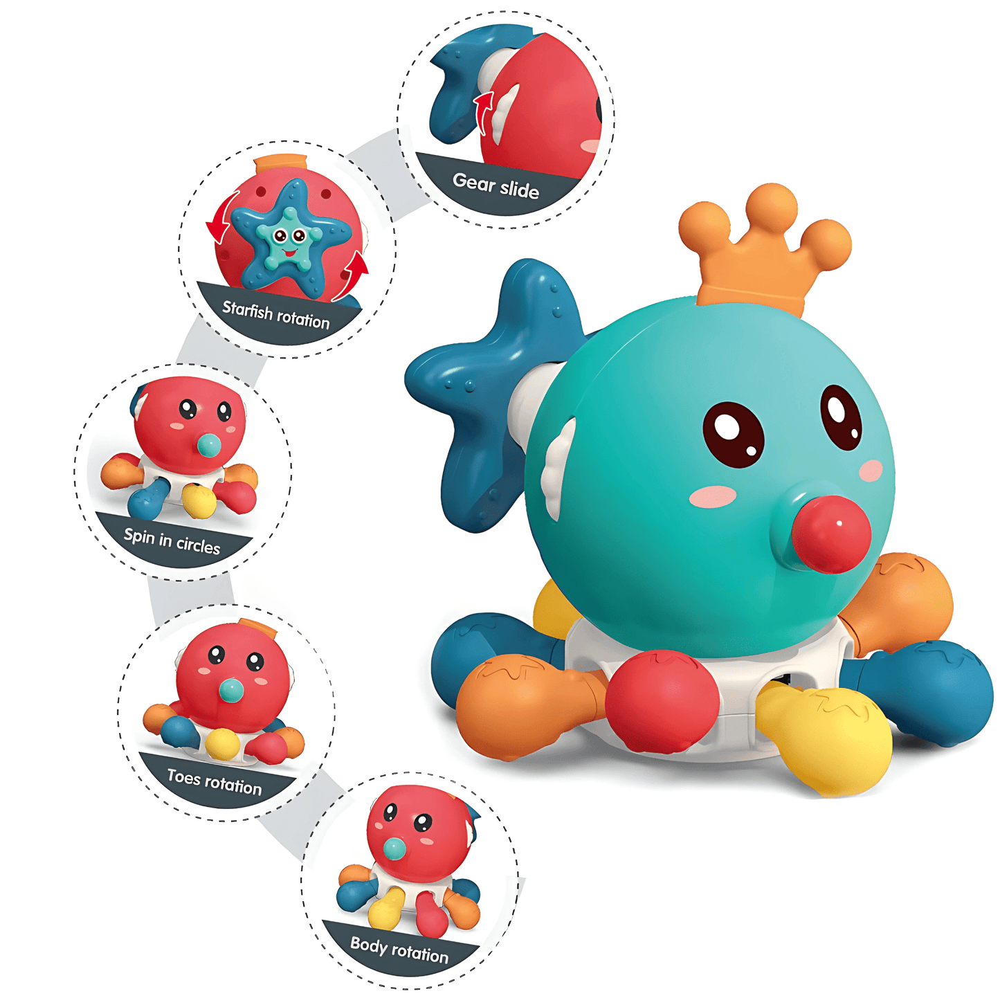 Twisoo Baby Sensory & Montessori Toys - Bath Activity Toy - Twisoo