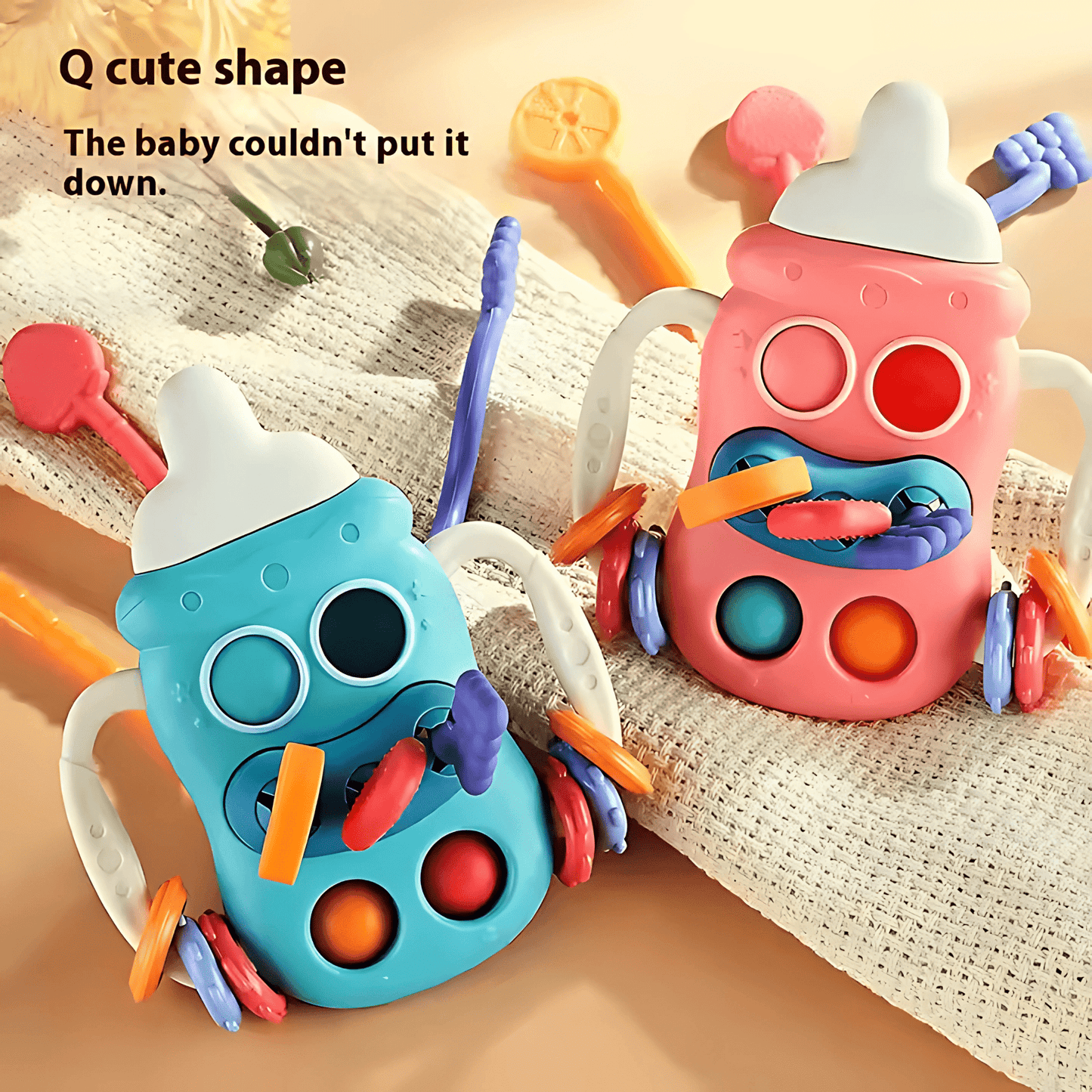 Twisoo Baby Sensory Pull Toy – 18M+ , Early Education Toy for Toddlers - Twisoo