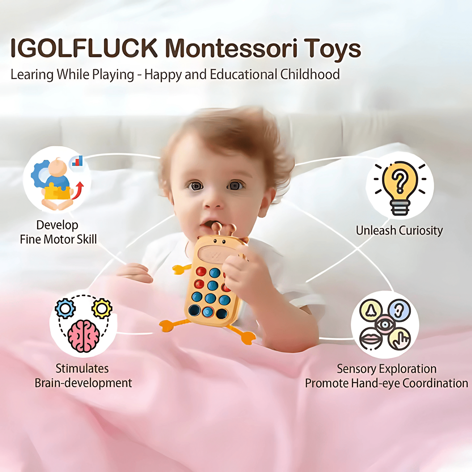 Twisoo Baby Sensory Teething Toy - Twisoo