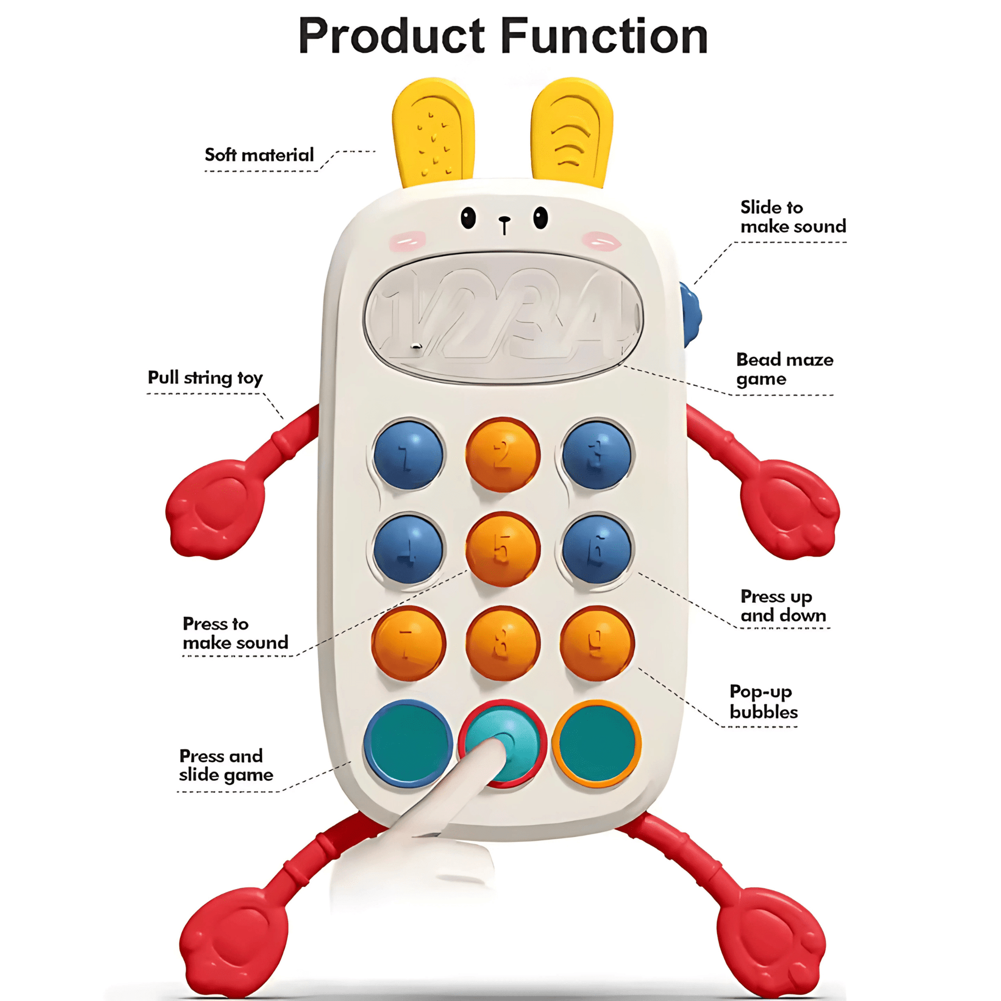 Twisoo Baby Sensory Teething Toy - Twisoo