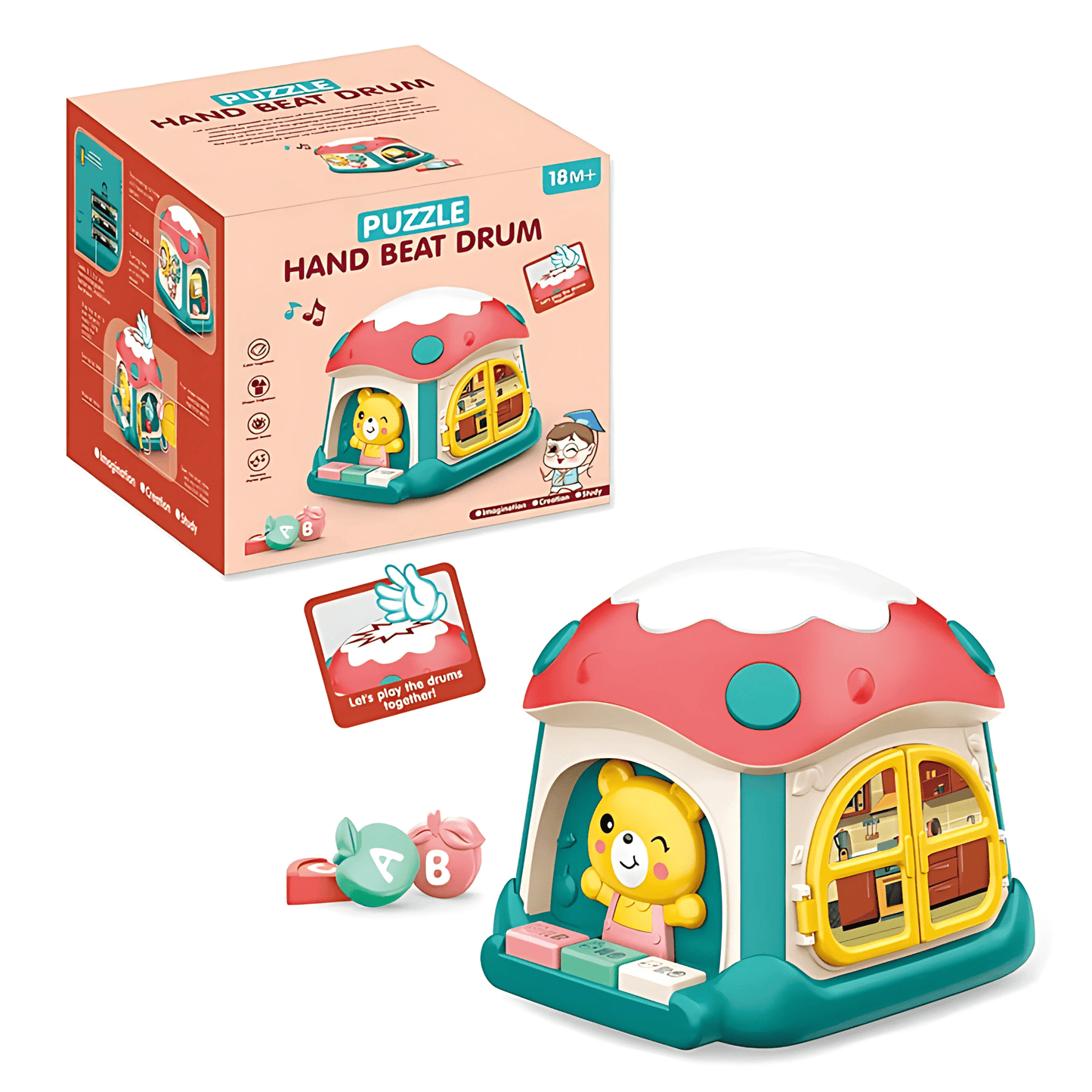 Twisoo Cartoon Baby Activity Multifunctional Toddler Educational Toy - Twisoo