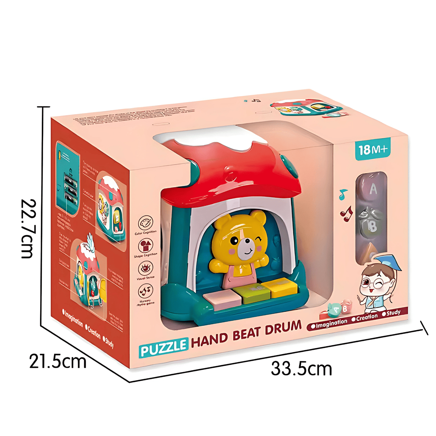 Twisoo Cartoon Baby Activity Multifunctional Toddler Educational Toy - Twisoo