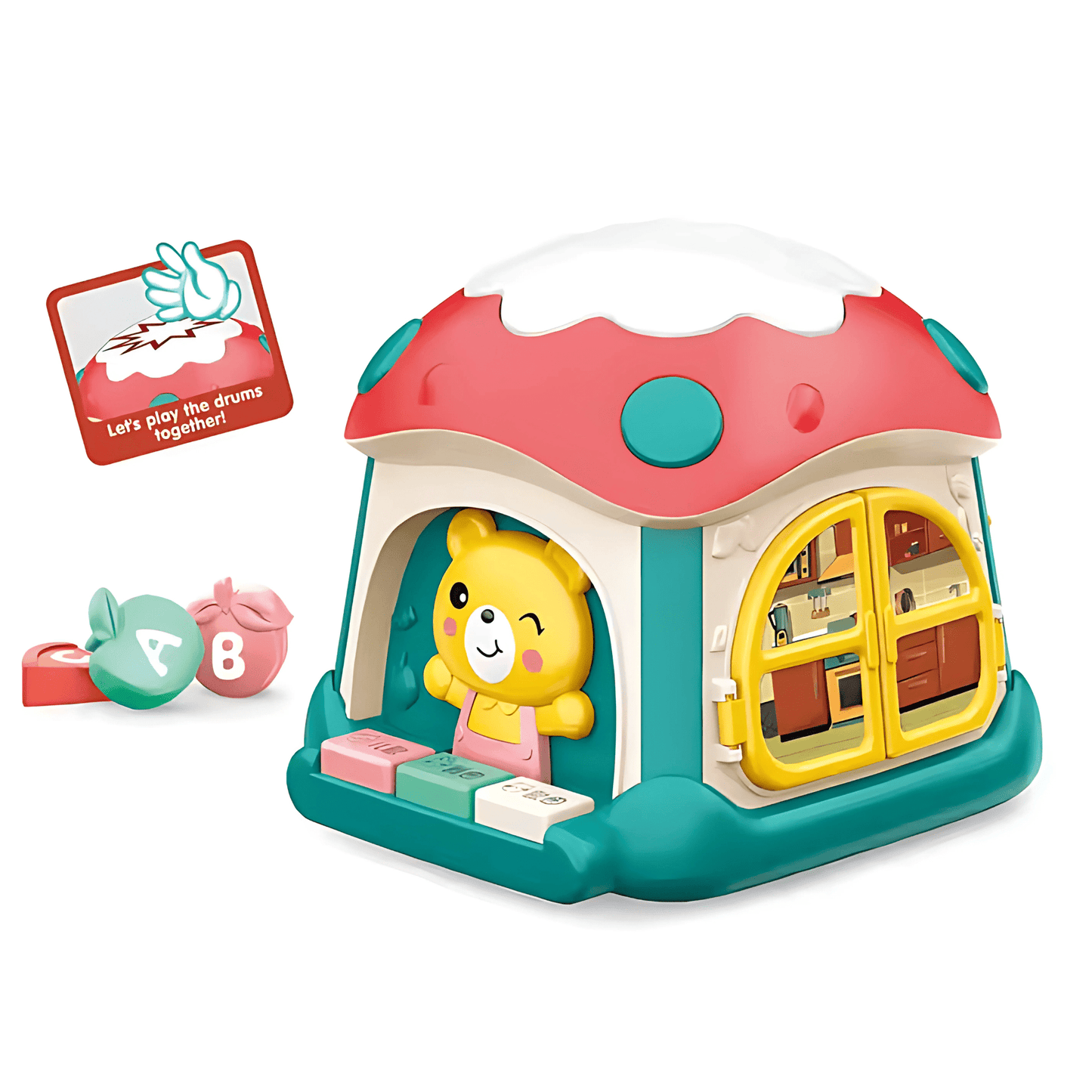 Twisoo Cartoon Baby Activity Multifunctional Toddler Educational Toy - Twisoo