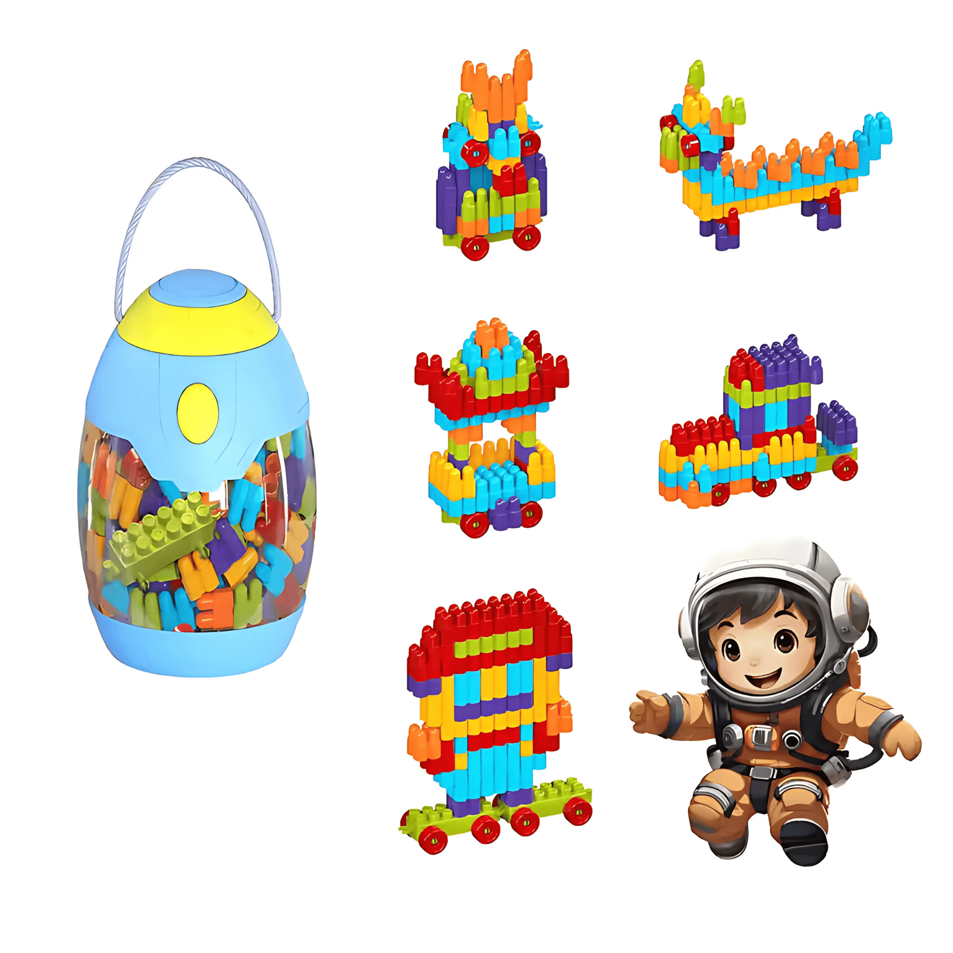 Twisoo DIY Building Block Toy Set – 200 Pcs - Twisoo