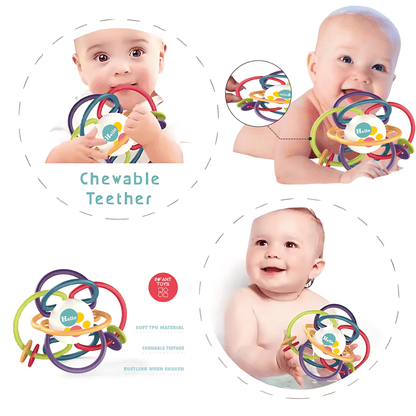 Twisoo Silicone Baby Teething Ball Toy for Babies 3M+ - Twisoo