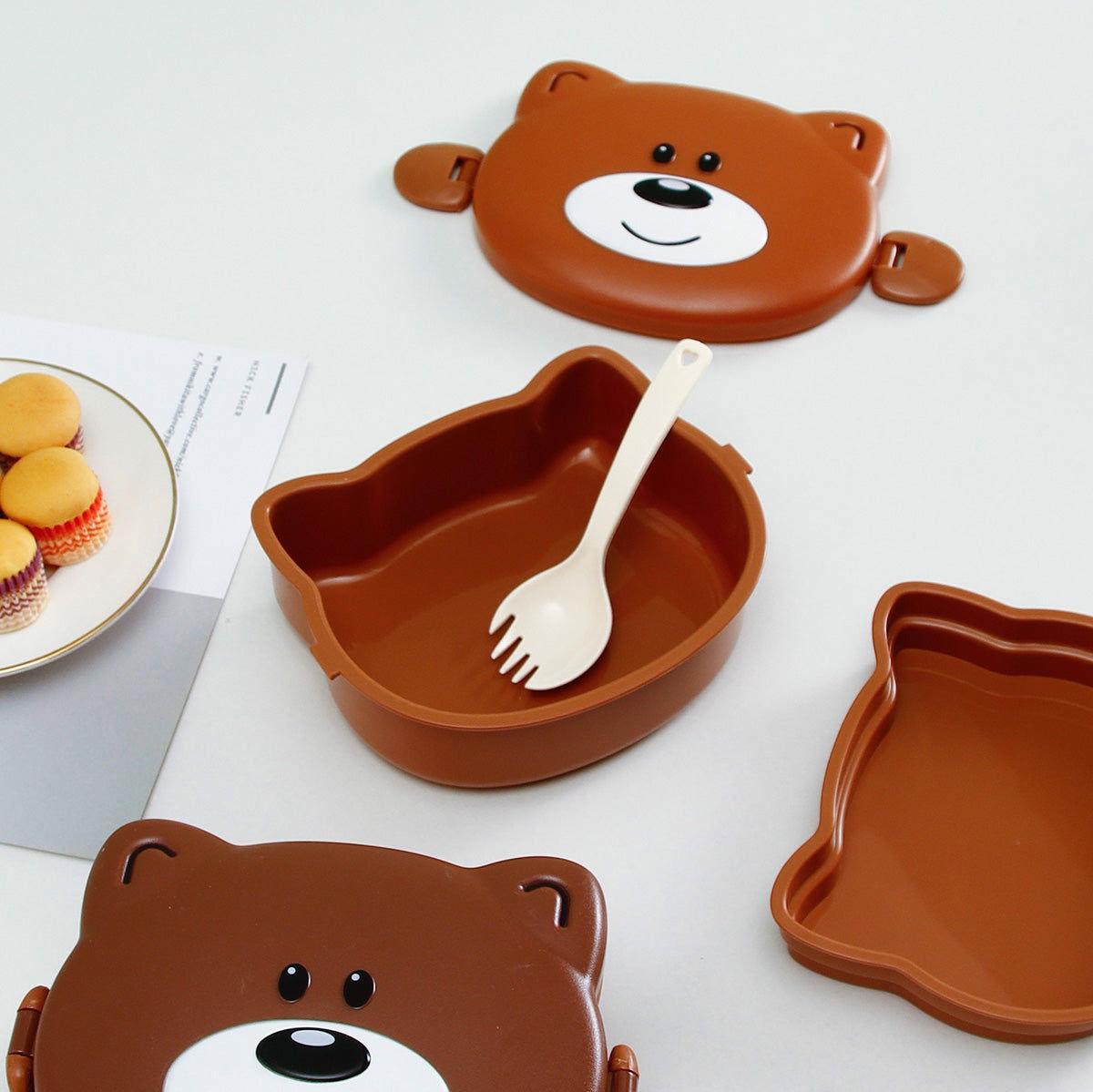 Unique Bear Bento Lunch Box for Kids - Twisoo