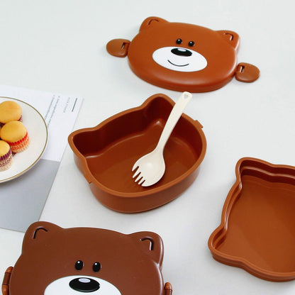 Unique Bear Bento Lunch Box for Kids - Twisoo
