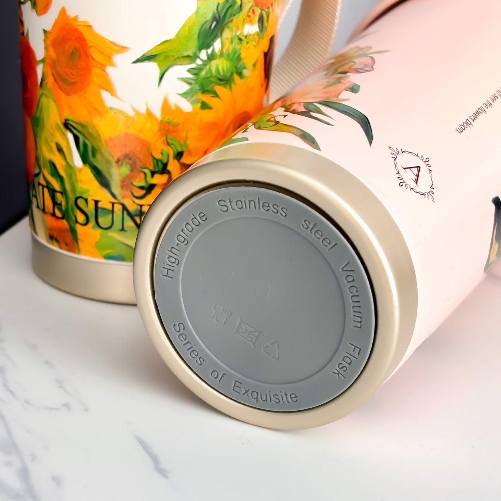 Women Stainless Steel Flower Tumbler, Coffee Mug (For Office & Home) - Twisoo