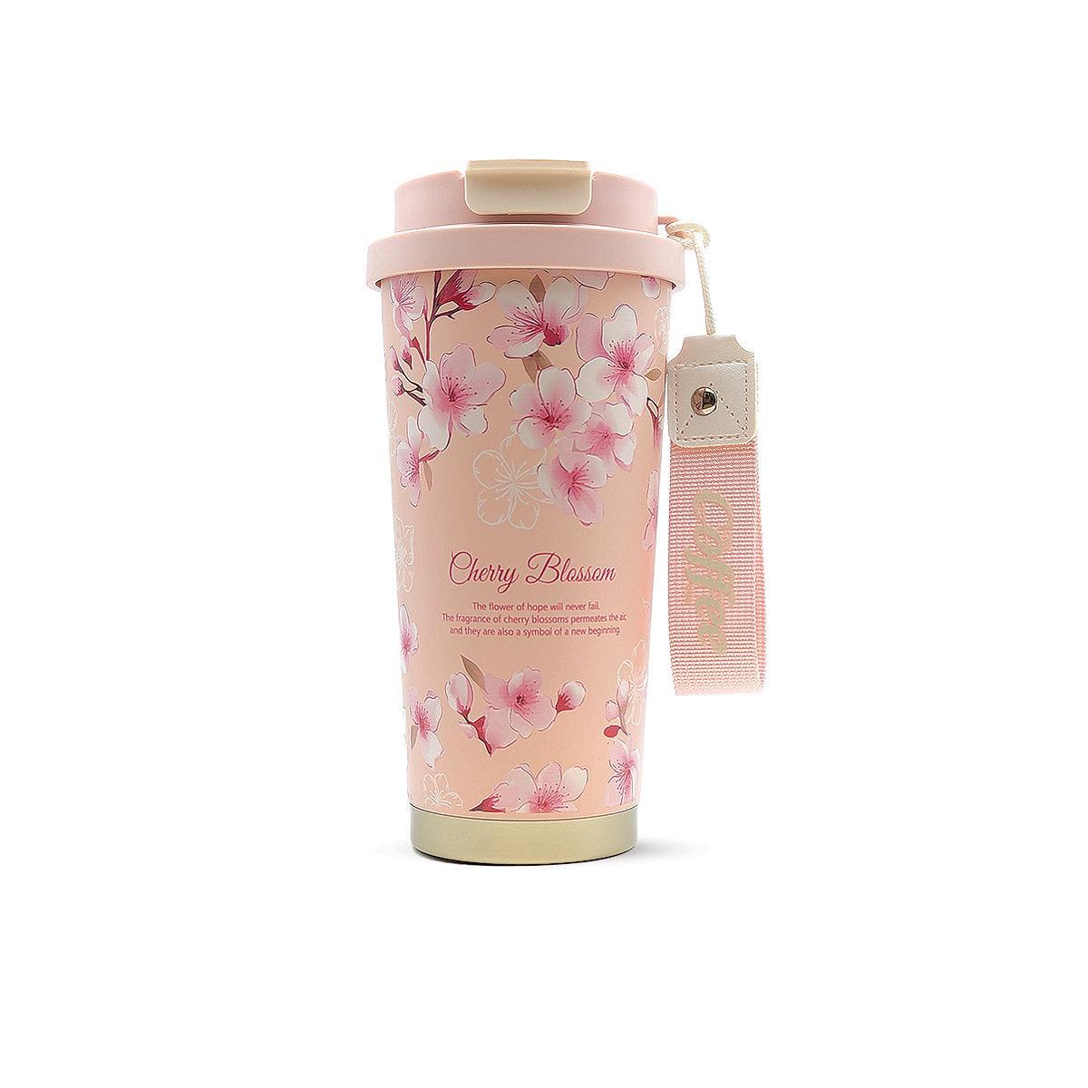 Women Stainless Steel Flower Tumbler, Coffee Mug (For Office & Home) - Twisoo